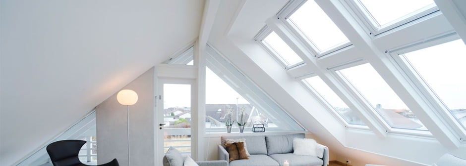 Dachgeschoss - gut beleuchtet dank optimal angepassten Dachfenstern